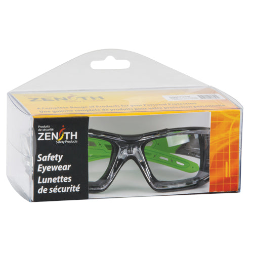 Z2500 Series Safety Glasses, Clear Lens, Anti-Scratch, ANSI Z87+/Meets or Exceeds CSA Z94.3 - SDN707R