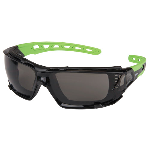 Z2500 Series Safety Glasses with Foam Gasket, Gray/Smoke Lens, Anti-Scratch, ANSI Z87+/Meets or Exceeds CSA Standard Z94.3 - SDN708