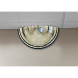 Miroir en dôme 180°, Demi-dôme, Dessus fermé, Diamètre 26" - SDP525