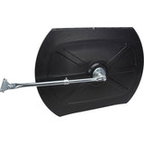 Rectangular/Round Convex Mirror with Telescopic Arm, 20" H x 30" W, Indoor/Outdoor - SDP530