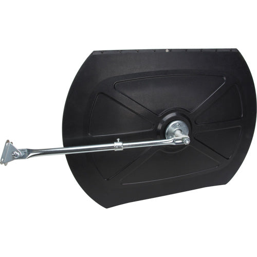 Rectangular/Round Convex Mirror with Telescopic Arm, 24" H x 36" W, Indoor/Outdoor - SDP531