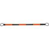 Barre pour cône de circulation rétractable, Longueur déployée de 7' 5'', Noir/Orange - SDP614