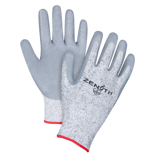 Gants élastiques sans coutures résistants à la coupe, Calibre 13, Revêtement Nitrile, Enveloppe PEHP, EN 388 niveau 3