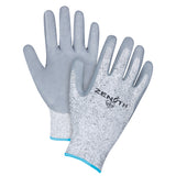 Seamless Cut Resistant Elastic Gloves, 13 Gauge, Nitrile Coated, HPPE Shell, ANSI/ISEA 105 Level 2/EN 388 Level 3