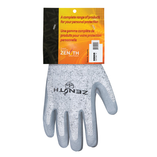 Gants élastiques sans coutures résistants à la coupe, Calibre 13, Revêtement Nitrile, Enveloppe PEHP, EN 388 niveau 3