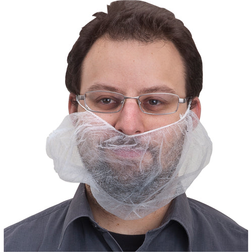 Beard Nets, Polypropylene, White - SEC383