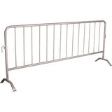 Barrière portative, Emboîtables, 102" lo x 40" h, Argent - SEE395