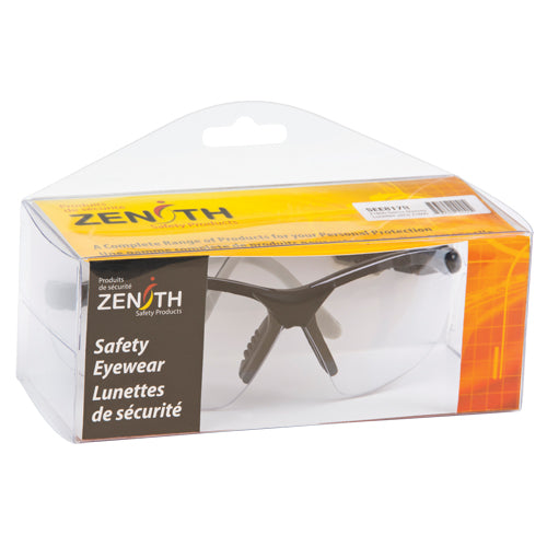 Lunettes de sécurité Z1600, Lentille Transparent, Anti-égratignures, Répond ou surpasse la norme CSA Z94.3 - SEE817R