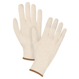 Gants en tricot de poids lourd, Poly/coton, Calibre 7, Moyen - SEE934R