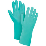 Gants de première qualité à prise en losange résistants aux produits chimiques en nitrile, 13" long