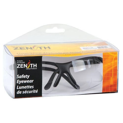 Lunettes de sécurité série Z1800 avec verres de lecture, Anti-égratignures, Transparent, Dioptrie 1,0 - SEH013R