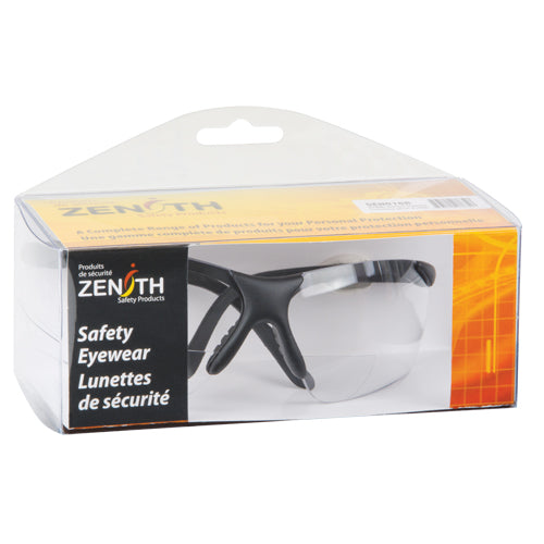Z1800 Series Safety Glasses with Reading Lenses, Anti-Scratch, Clear, Diopter 2.5 - SEH016R