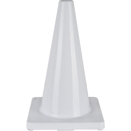 Cône de couleur pour la signalisation, 18", Blanc - SEH135