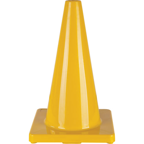 Cône de couleur pour la signalisation, 18", Jaune - SEH137