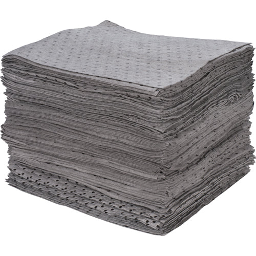 Feuilles absorbantes liées, Universel, 15" x 17", 30 gal. d'absorption - SEH962