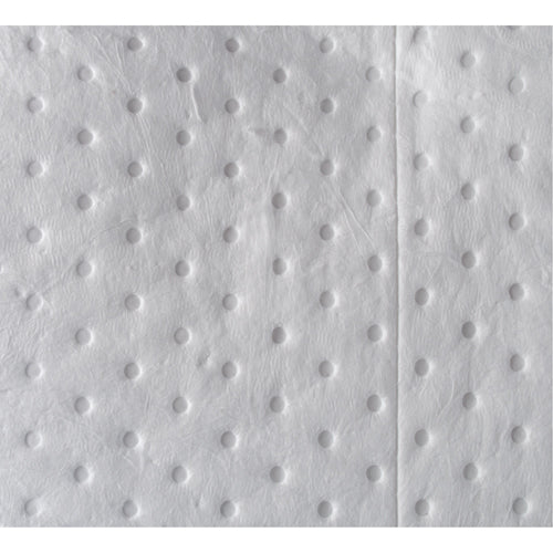 Feuilles absorbantes liées, Huile seulement, 15" x 17", 8 gal. d'absorption - SEH968