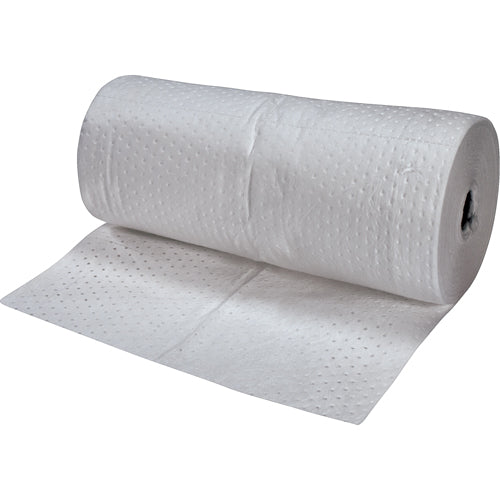 Fine Fiber Absorbent Sheets, Medium Weight, 150' L x 30" W, 40 gal. Absorbency - SEH978