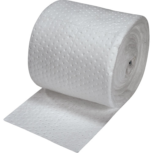 Fine Fiber Absorbent Sheets, Medium Weight, 150' L x 15" W, 20 gal. Absorbency - SEH979