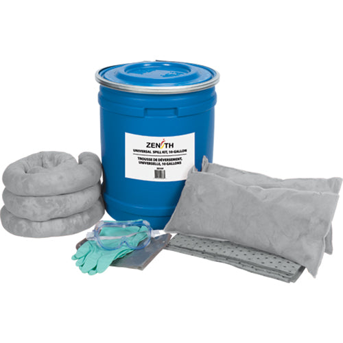 Trousse de lutte contre les déversements pour camion, Universel, Baril, Absorbance de 10 gal. US - SEI189