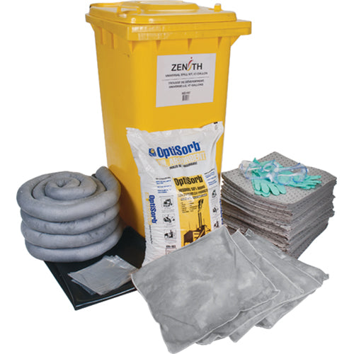 Spill Kit, Universal, Tray, 63 US gal. Absorbency - SEI197