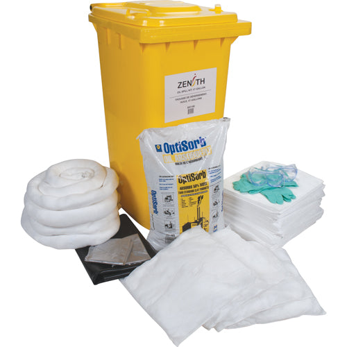 Spill Kit, Oil Only, Tray, 63 US gal. Absorbency - SEI198