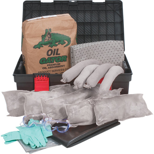 Spill Kits in Toolbox, Universal, Tub, 31 US gal. Absorbency - SEI260