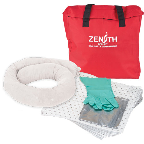 Economy Spill Kit, Oil Only, Bag, 5 US gal. Absorbency - SEI266