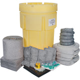 Spill Kit, Universal, Overpack/Salvage Drum, 95 US gal. Absorbency - SEI494