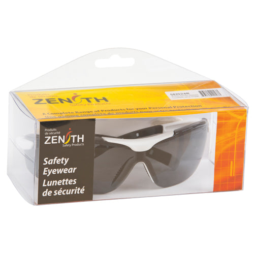 Z1500 Series Safety Glasses, Gray/Smoke Lens, Anti-Scratch, Meets or Exceeds CSA Standard Z94.3 - SEI524R