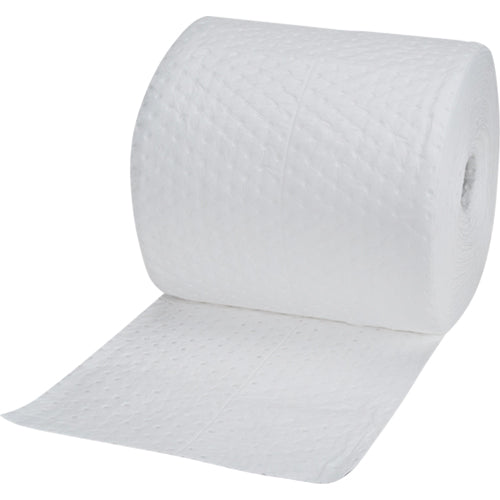 Rouleaux absorbants en fibres fines de calibre industriel, Poids moyen, 150' lo x 15" la, Absorption 25 gal. - SEI962