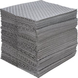 Feuilles absorbantes en fibres fines de calibre industriel, Universel, 15" x 17", 40 gal. d'absorption - SEI963