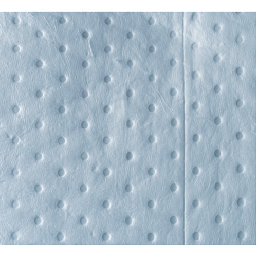 Feuilles absorbantes bleues liées, Huile seulement, 15" x 17", 15 gal. d'absorption - SEJ189