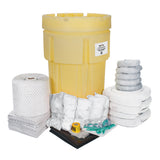 Spill Kit, Oil Only, Overpack/Salvage Drum, 95 US gal. Absorbency - SEJ264