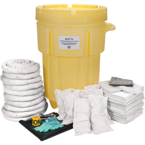 Benchtop Spill Kit, Oil Only, Overpack/Drum, 95 US gal. Absorbency - SEJ268