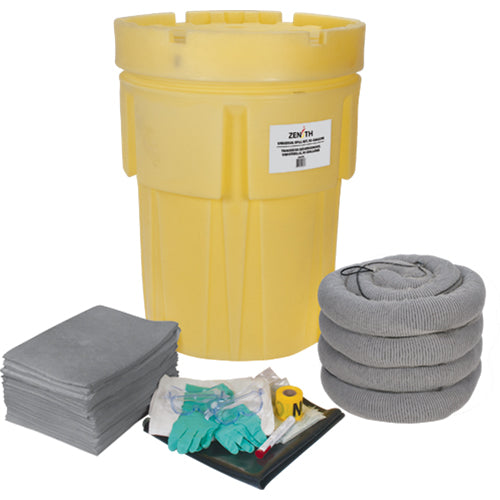 Economy Spill Kit, Universal, Drum, 95 US gal. Absorbency - SEJ272