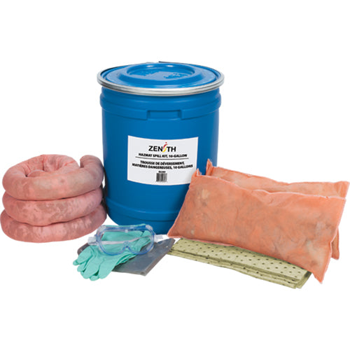 Truck Spill Kit, Hazardous Materials, Drum, 10 US gal. Absorbency - SEJ283