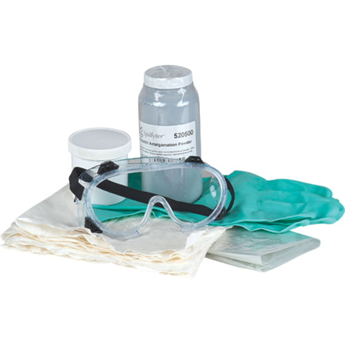 Mercury Spill Kit, Hazardous Materials, Box, 40 ml Absorbency - SEJ552
