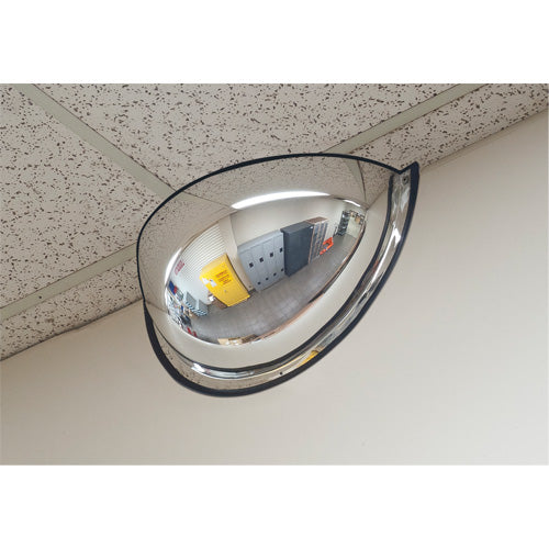 Miroir en dôme 180°, Demi-dôme, Dessus ouvert, Diamètre 47" - SEJ882