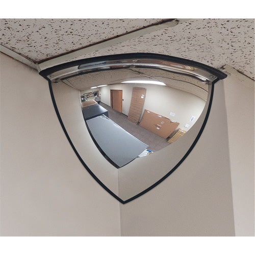 90° Dome Mirror, Quarter Dome, Open Top, 24" Diameter - SEJ884