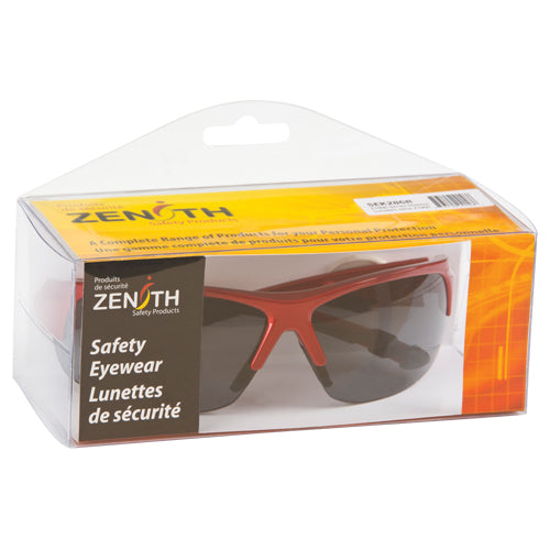 Z1900 Series Safety Glasses, Gray/Smoke Lens, Anti-Scratch, Meets or Exceeds CSA Standard Z94.3 - SEK286R