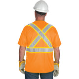 CSA Compliant High Visibility Orange Polyester T-Shirt for Enhanced Protection and Comfort