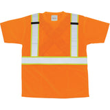 CSA Compliant High Visibility Orange Polyester T-Shirt for Enhanced Protection and Comfort