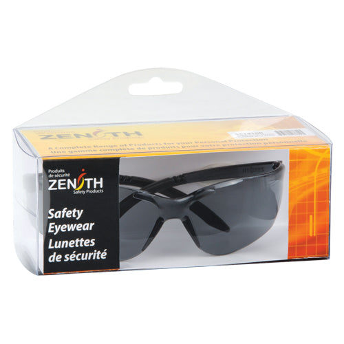 Z2400 Series Safety Glasses, Gray/Smoke Lens, Anti-Scratch, ANSI Z87+ - SET316R