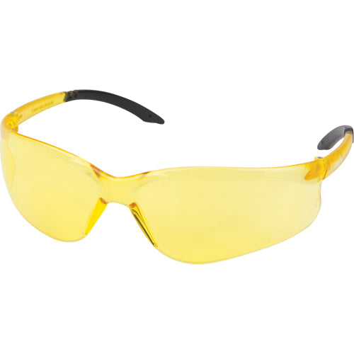Z2400 Series Safety Glasses, Amber Lens, Anti-Scratch, ANSI Z87+/Meets or Exceeds CSA Standard Z94.3 - SET317