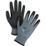 Gants enduits de première qualité ZX-30° avec revêtement PVC, calibre 15, enveloppe en nylon