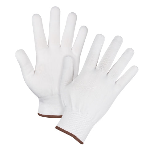 Gants tricotés sans couture, Polyester, Calibre 15, Hommes - SGC363