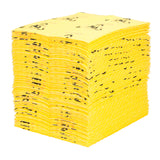Warning Pads - High Visibility Absorbent, Universal, 15" x 18", 24.4 gal. of absorption - SGC493