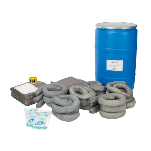 Spill Kit, Universal, Drum, 55 US gal. Absorbency - SGD800