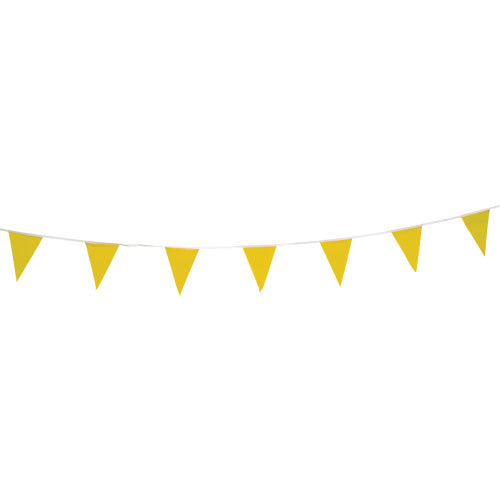 Cordon de fanions, 60' lo, Jaune - SGG312