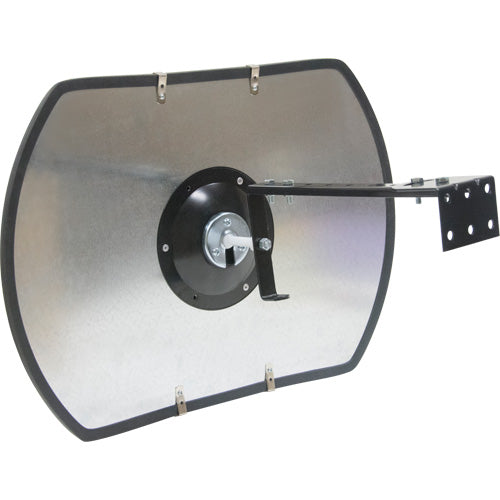 Miroir convexe rectangulaire/rond avec support pour surveillance et sécurité